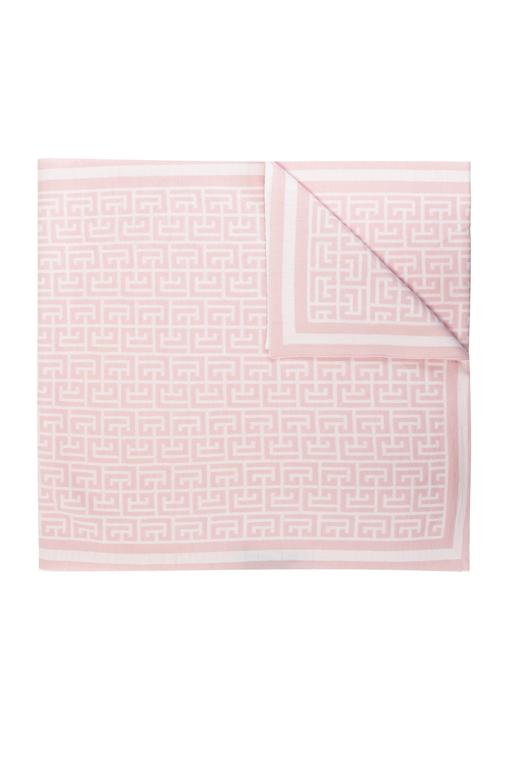 Pink Monogrammed wool scarf Balmain - Vitkac France