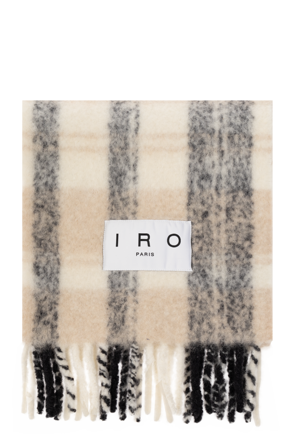Iro ‘Carry’ checked scarf