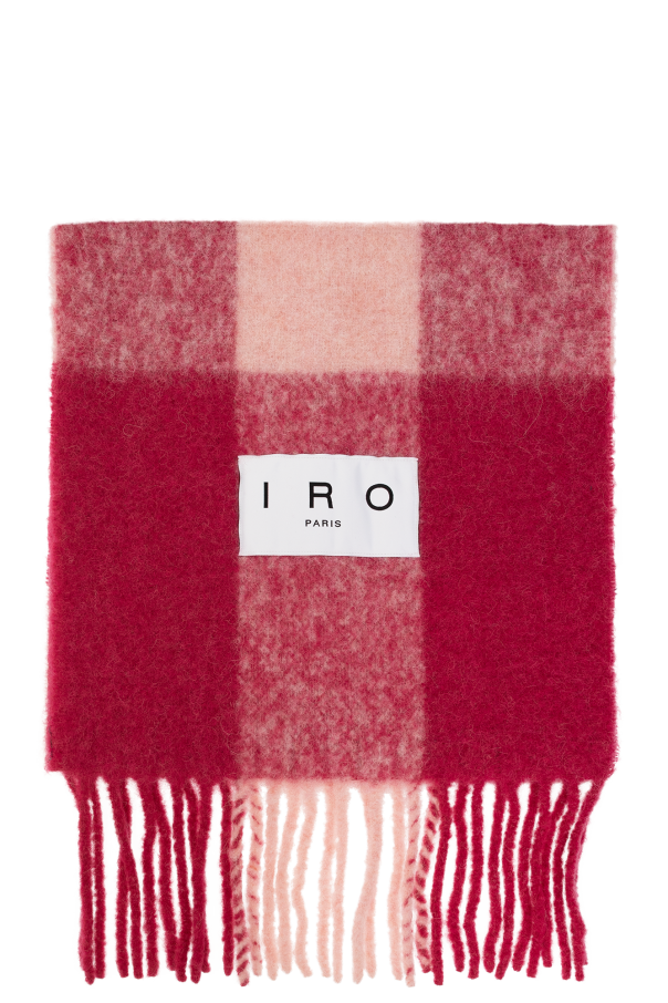 Iro ‘Auray’ scarf with logo