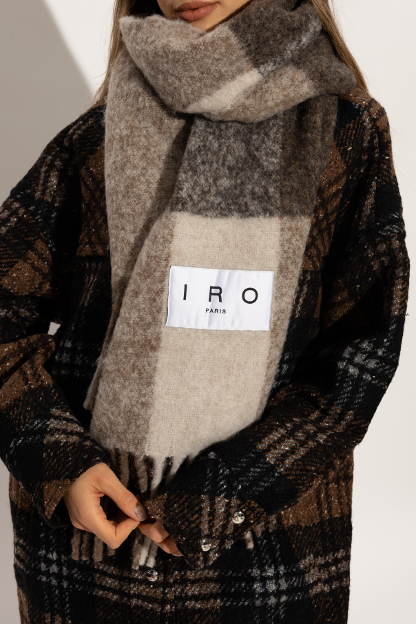 Iro ‘Auray’ scarf with logo