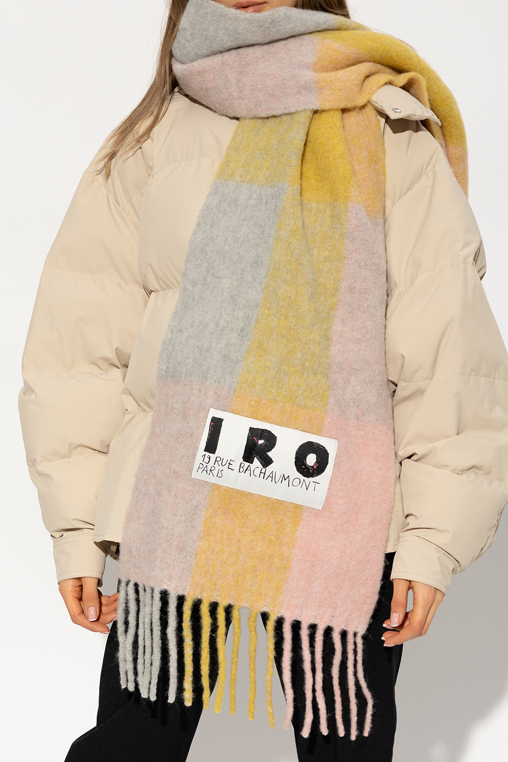 Iro ‘Auray’ scarf with logo