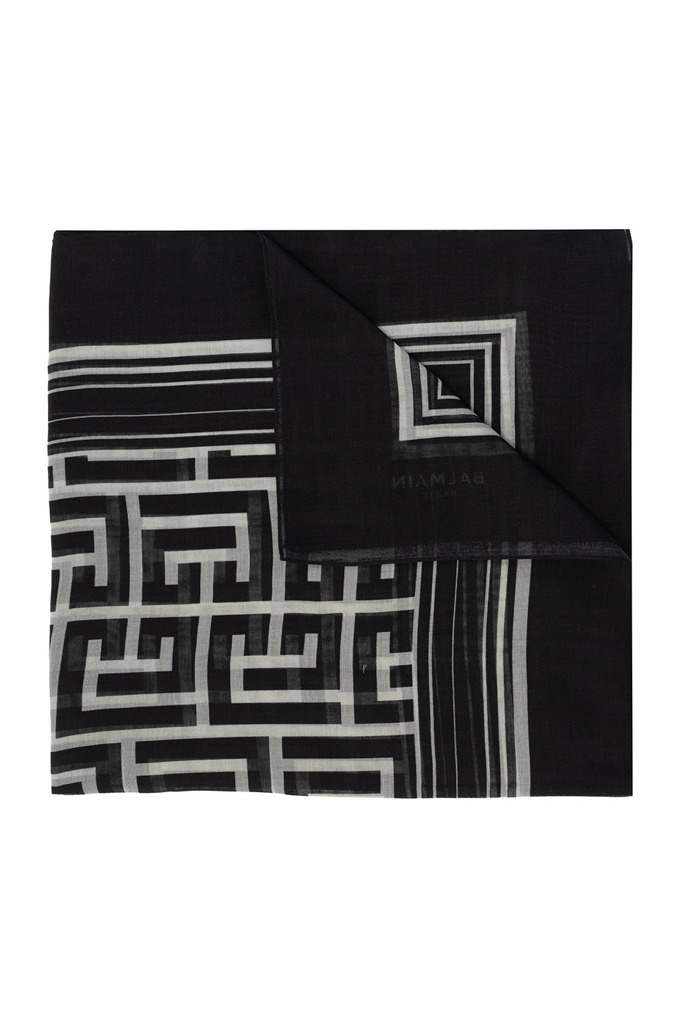 Balmain Monogrammed scarf