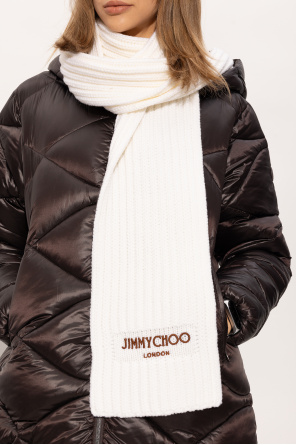 ‘yukiko’ wool scarf od Jimmy Choo