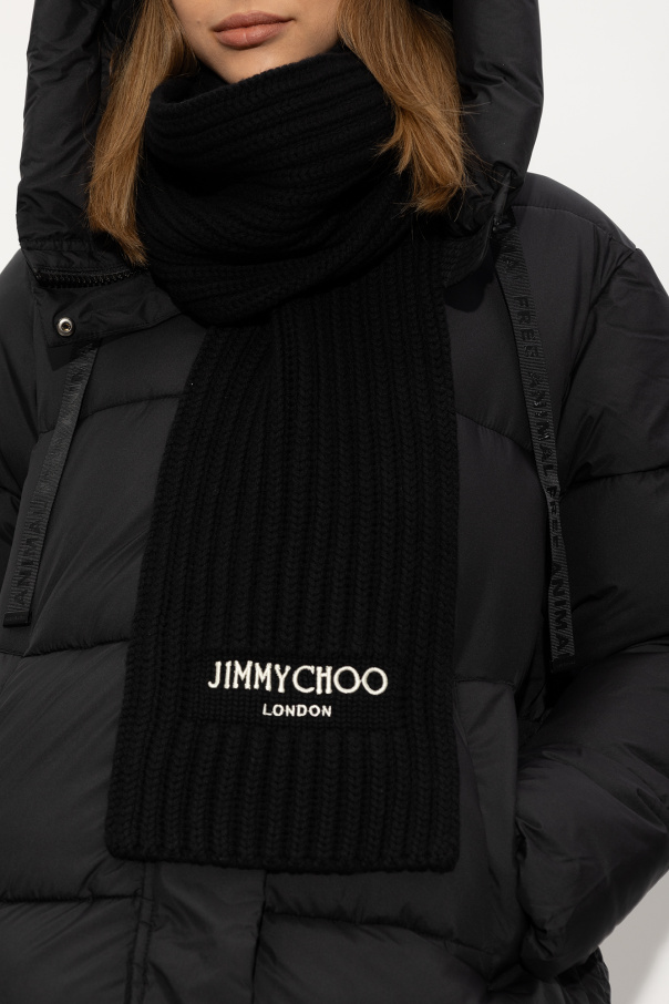 Jimmy Choo ‘Yukiko’ wool scarf