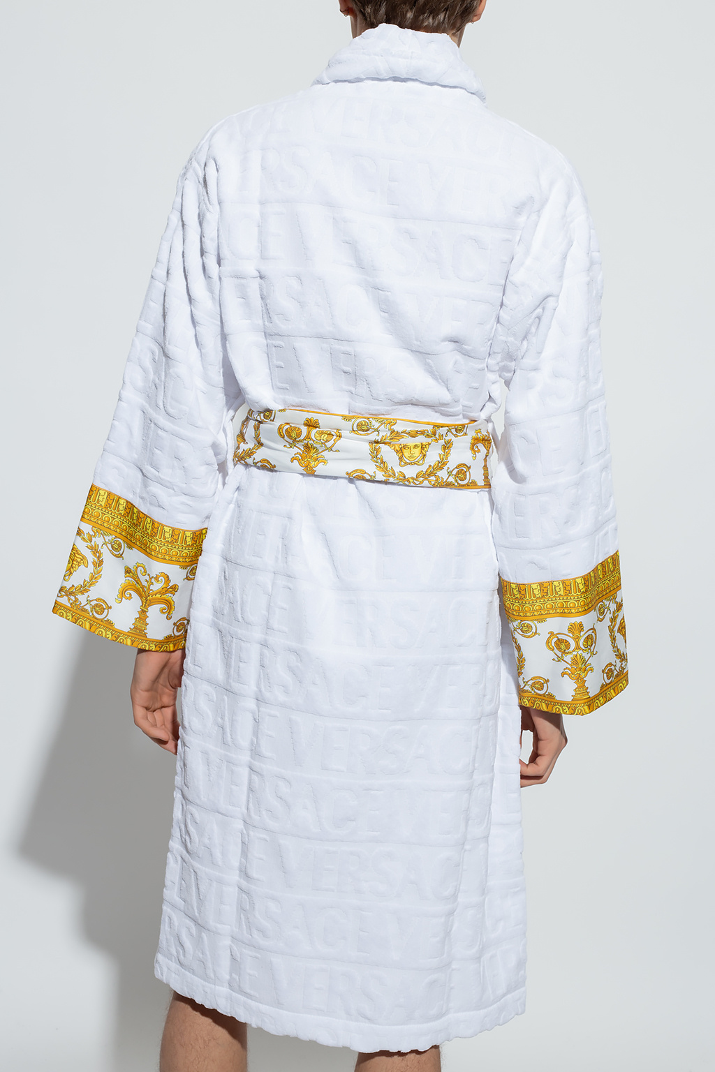 Versace Home Patterned bathrobe