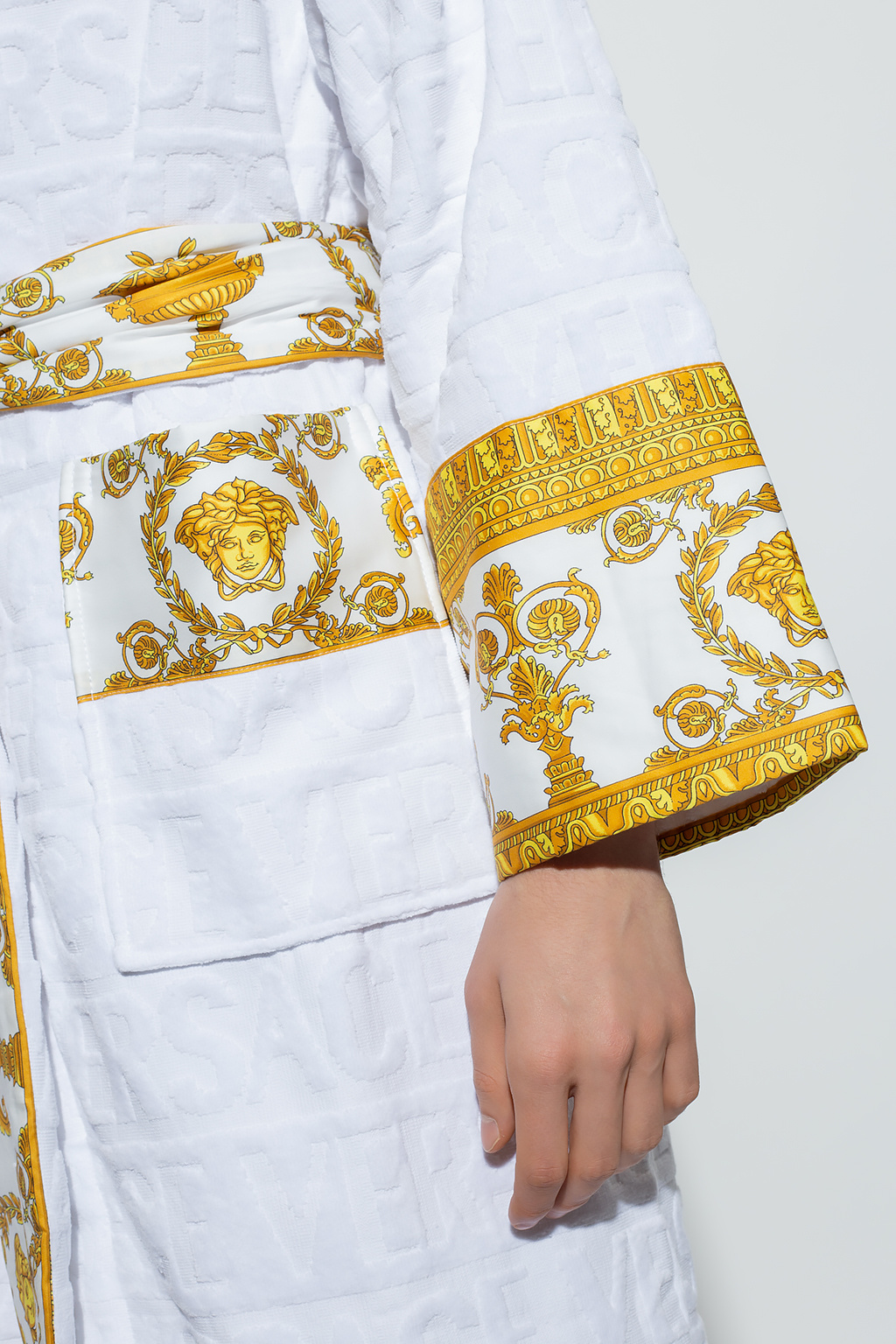 Versace Home Patterned bathrobe