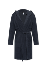 Hanro NAVY BLUE Cotton Bathrobe