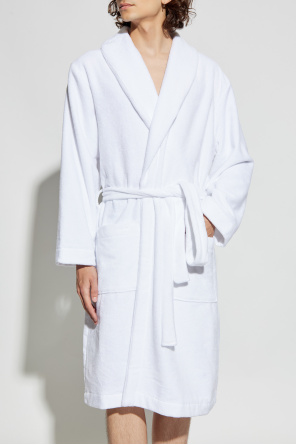 Hanro Albornoz de algodón con cinturón