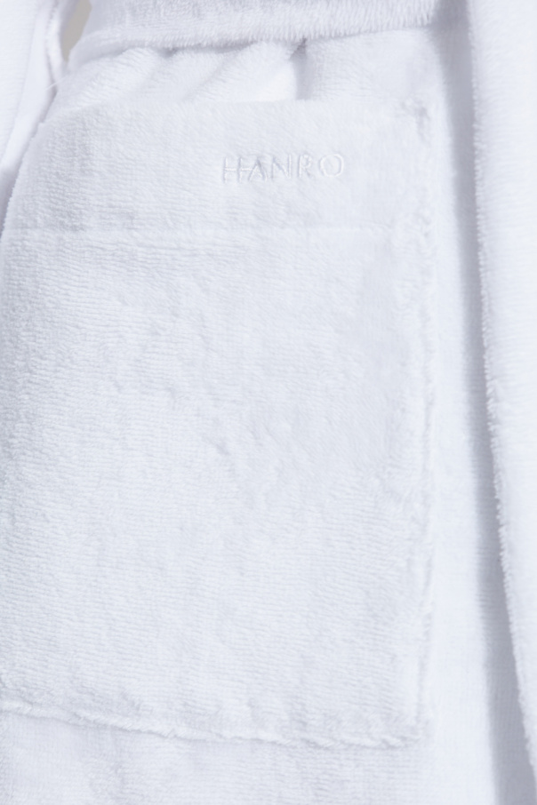 Hanro Albornoz de algodón con cinturón