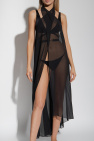 Versace BLACK See-through pareo