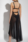 Versace BLACK See-through pareo