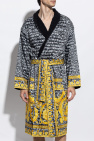 Versace Home MULTICOLOUR Printed cotton bathrobe