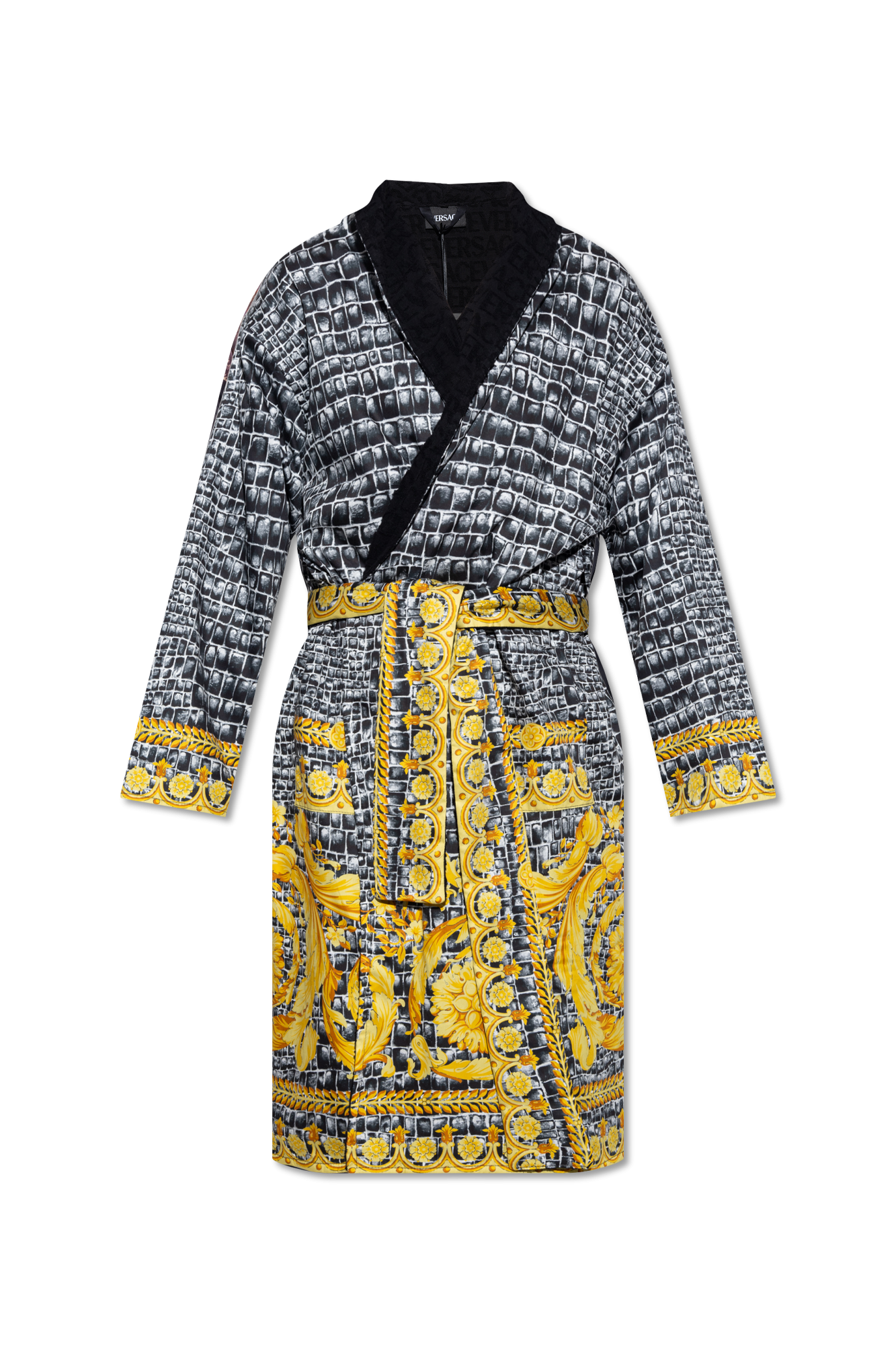 Versace Home Printed cotton bathrobe