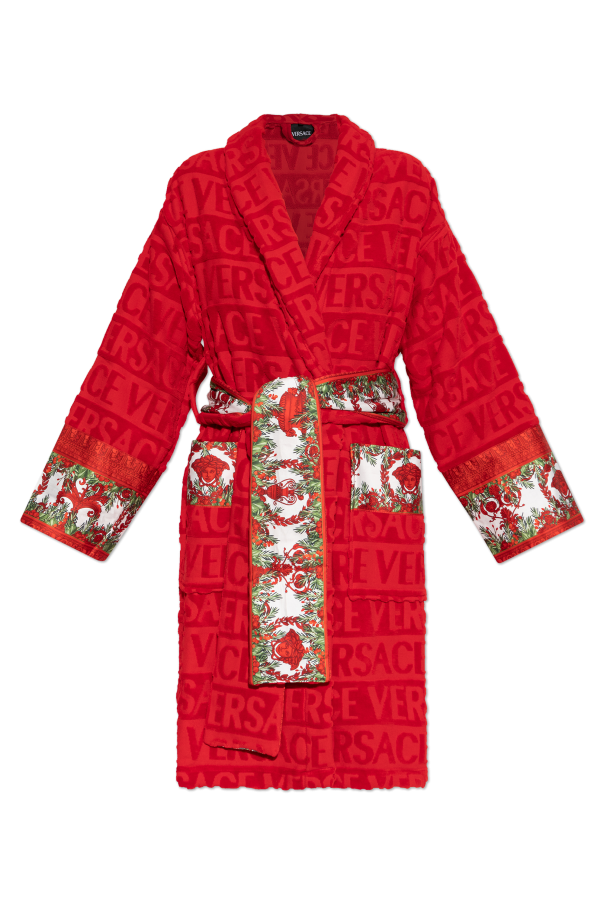 Cotton robe with belt od Versace Home