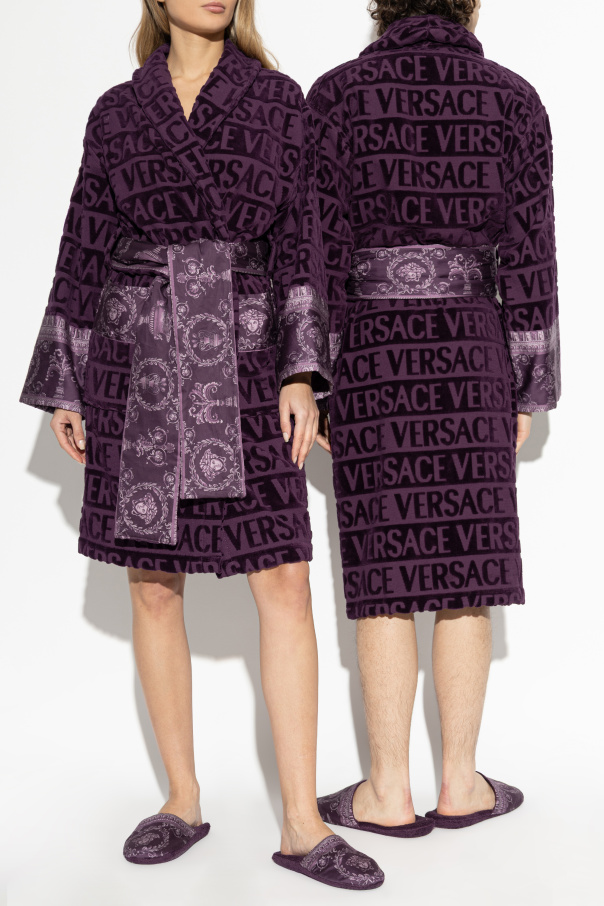 Versace Home Szlafrok z paskiem