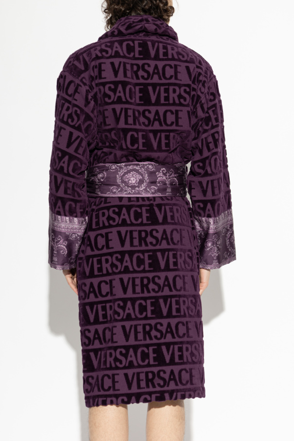 Versace Home Szlafrok z paskiem