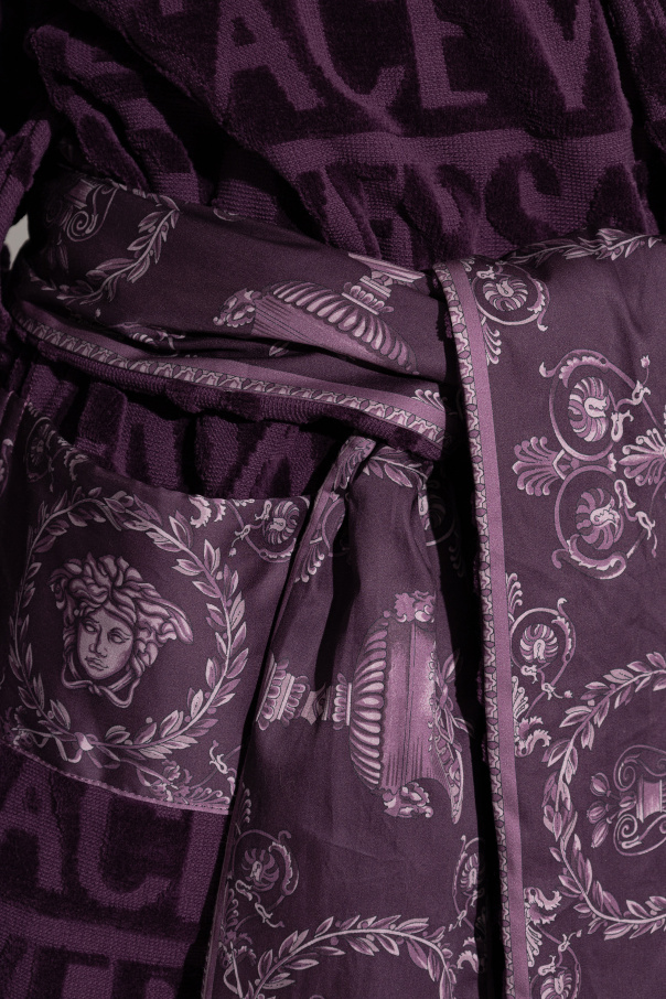 Versace Home Szlafrok z paskiem