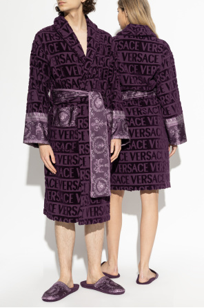 Versace Home Szlafrok z paskiem