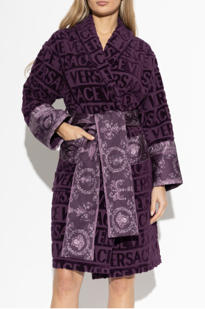 Versace Home Szlafrok z paskiem
