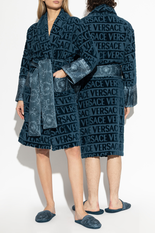 Versace Home Szlafrok z paskiem