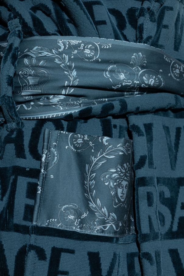 Versace Home Szlafrok z paskiem
