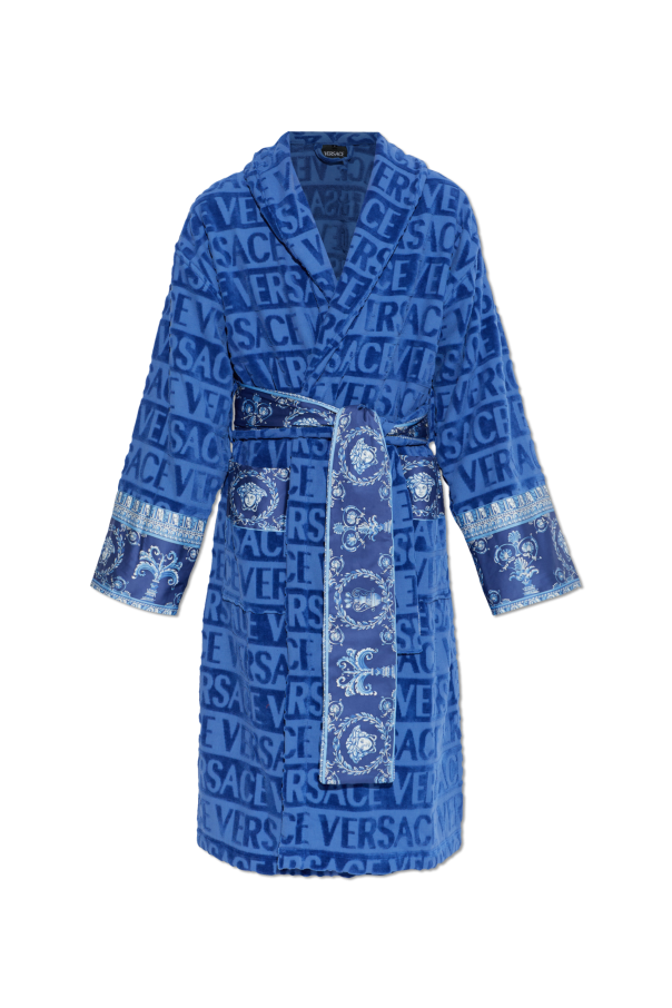 Bathrobe with logo od Versace Home
