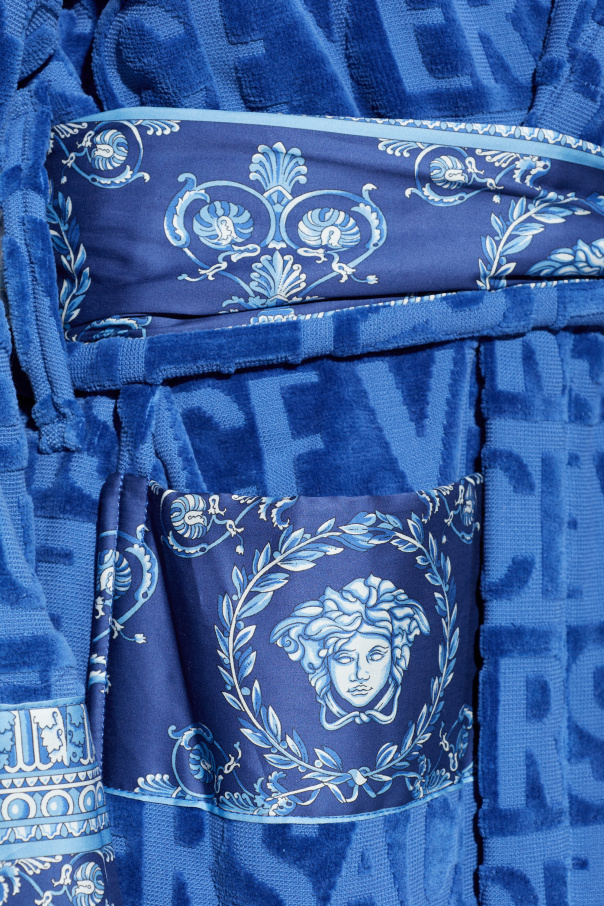 Versace Home Albornoz con logo