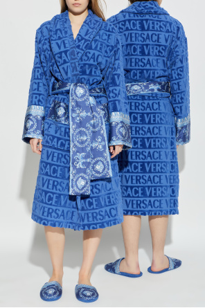 Bathrobe with logo od Versace Home