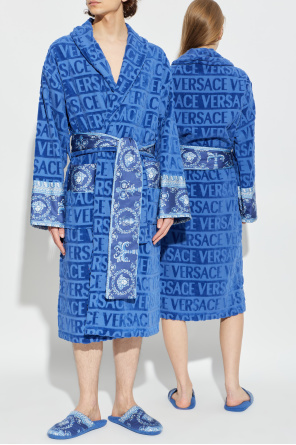Versace Home Albornoz con logo