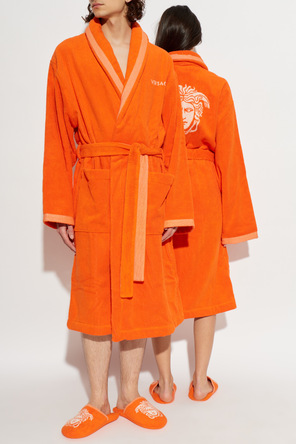 Versace Home Cotton terry bathrobe