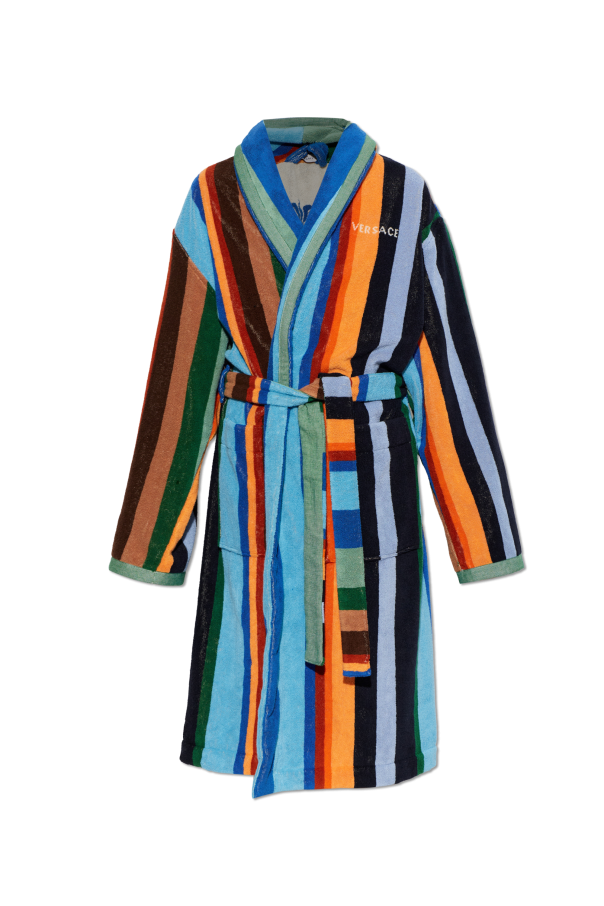 Robe with stripe pattern od Versace Home