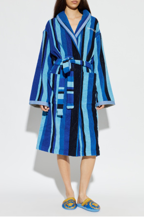 Versace Home Cotton bathrobe with pockets