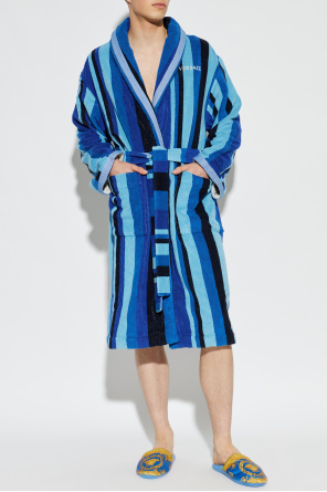 Versace Home Cotton bathrobe with pockets