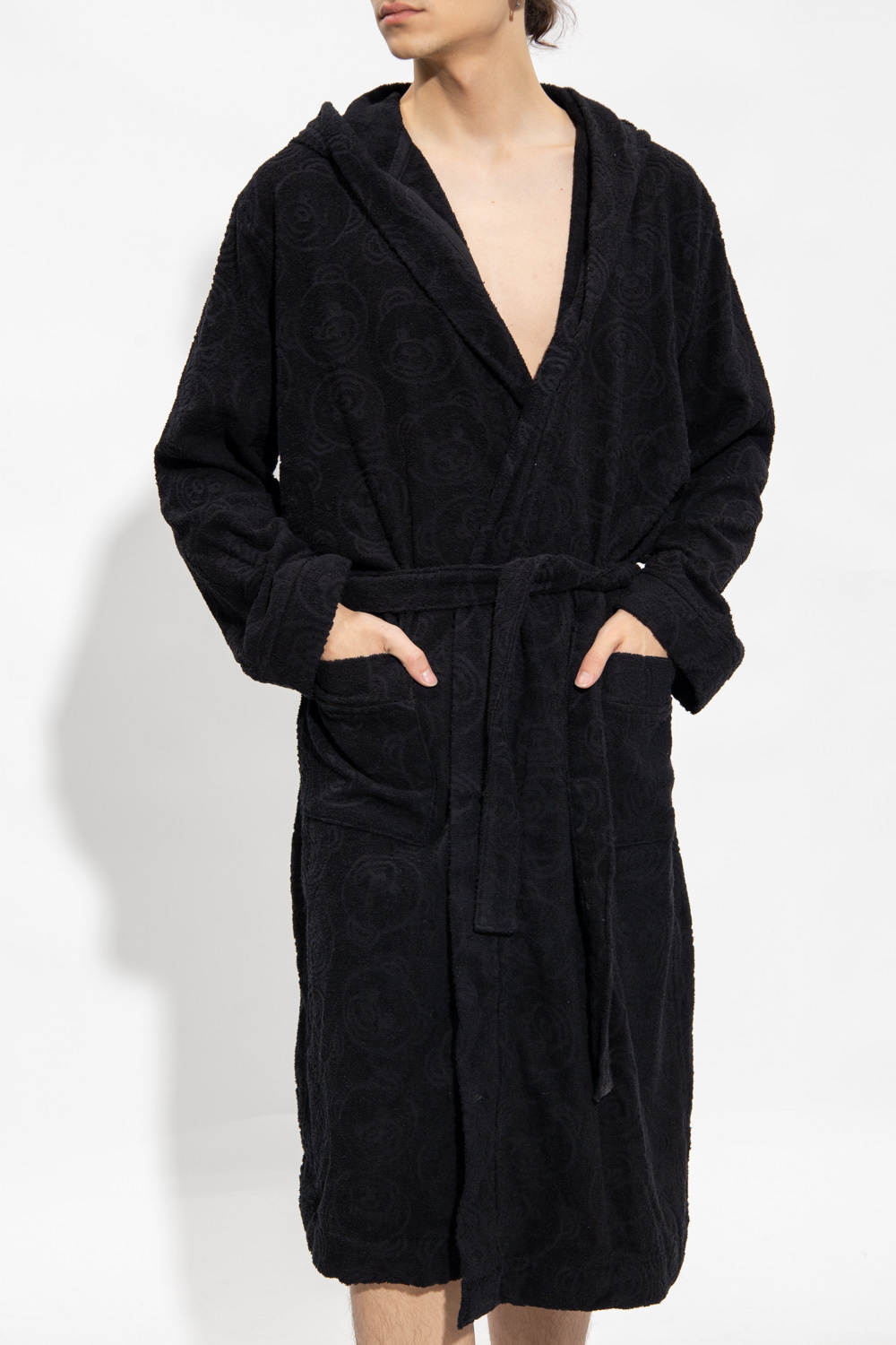 Moschino Hooded bathrobe