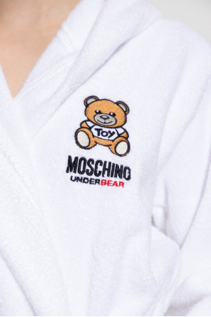 Moschino Hooded bathrobe