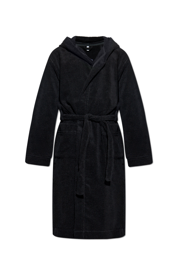 Cotton bathrobe with hood, zdjęcie 1 Cotton bathrobe with hood od Moschino