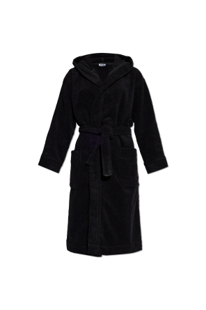 Bathrobe with hood