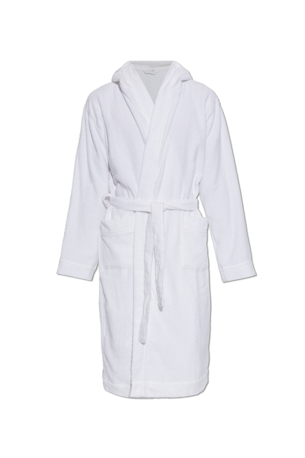 Bathrobe with embroidered logo od Moschino