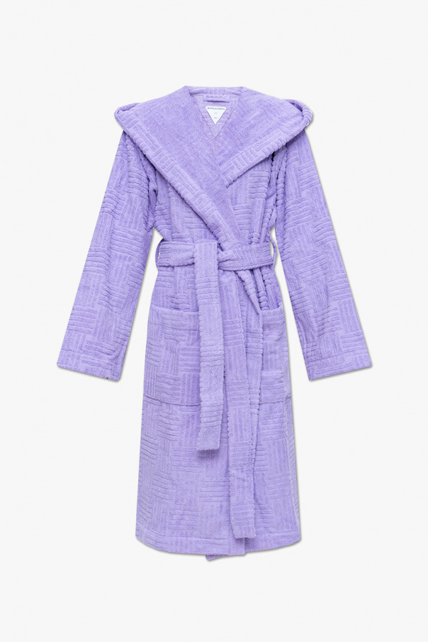 Bottega Veneta Hooded cotton bathrobe