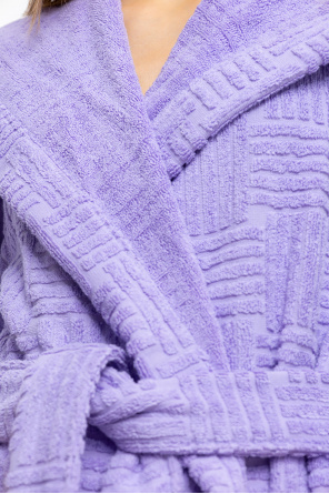 Bottega Veneta Hooded cotton bathrobe
