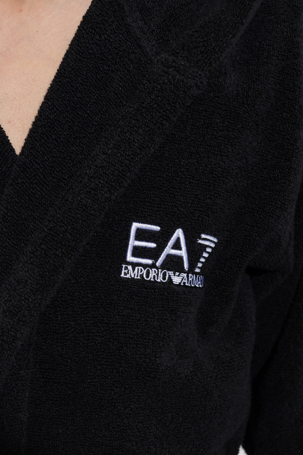 EA7 Emporio Ceas Armani Bathrobe with logo