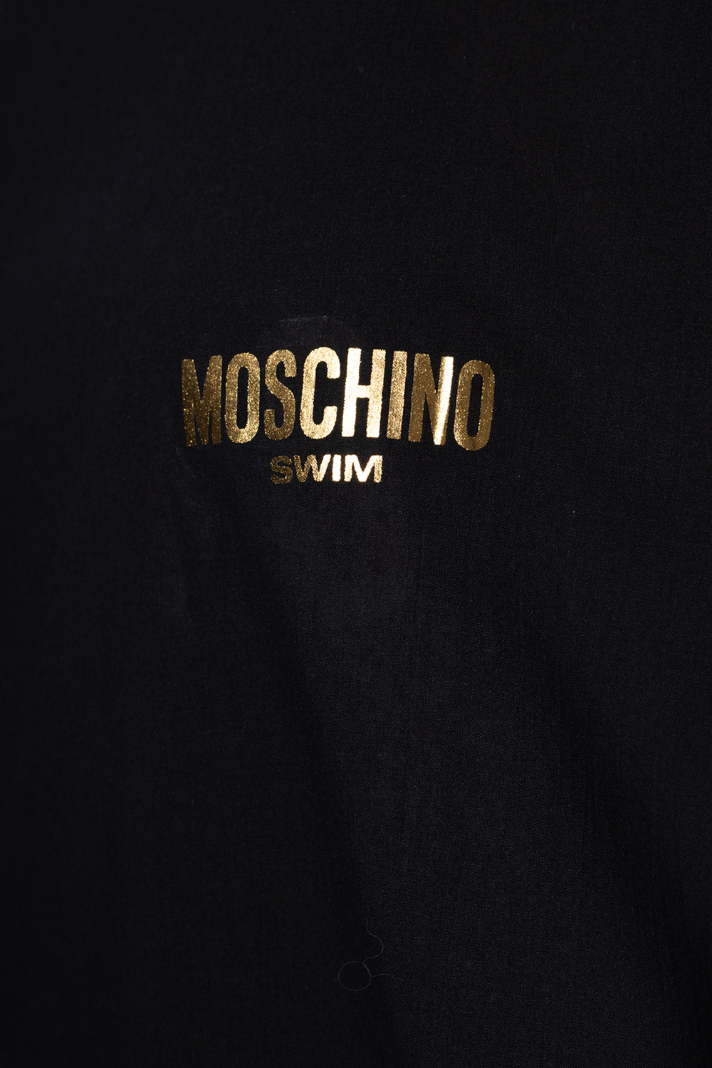 Moschino Beach poncho with logo