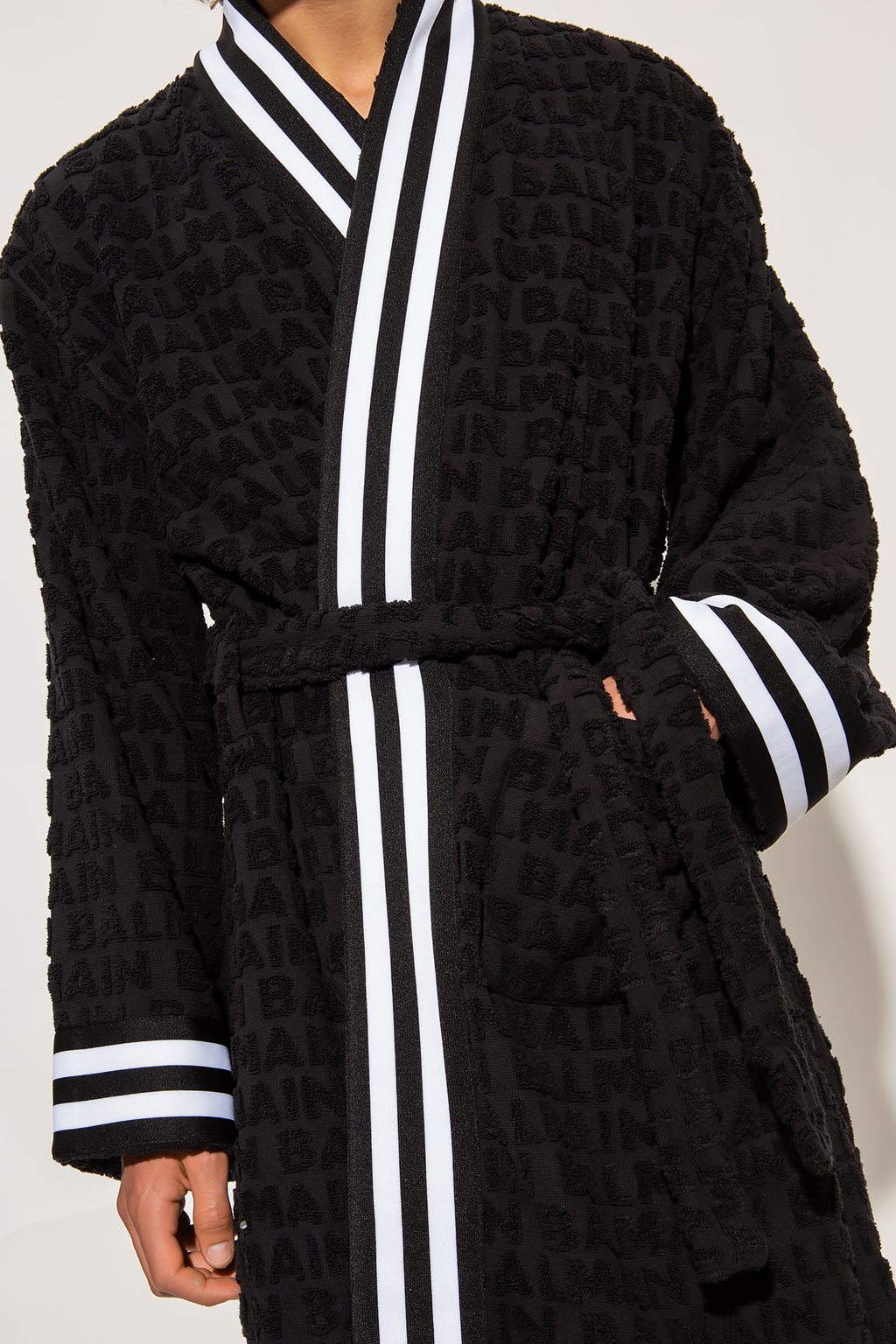 Balmain Bathrobe with logo