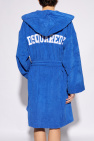 Dsquared2 BLUE Bathrobe with logo