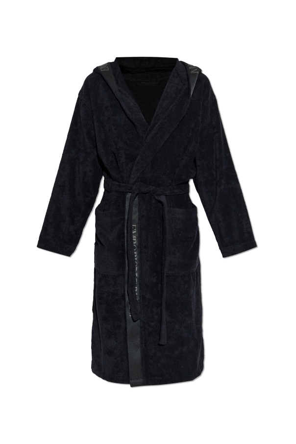 Bathrobe with logo od Emporio Armani