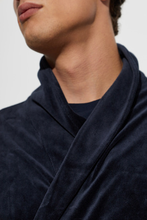 Emporio Armani Men's Belted Robe – Deep Navy by Emporio Armani
