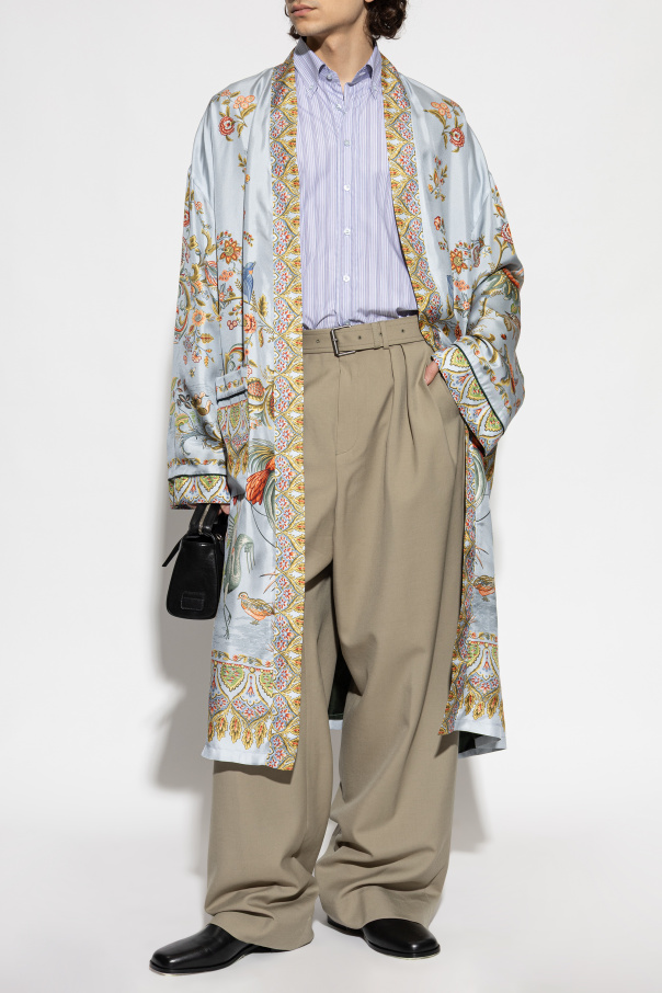 Etro Jedwabny szlafrok