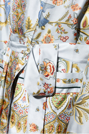 Etro Jedwabny szlafrok