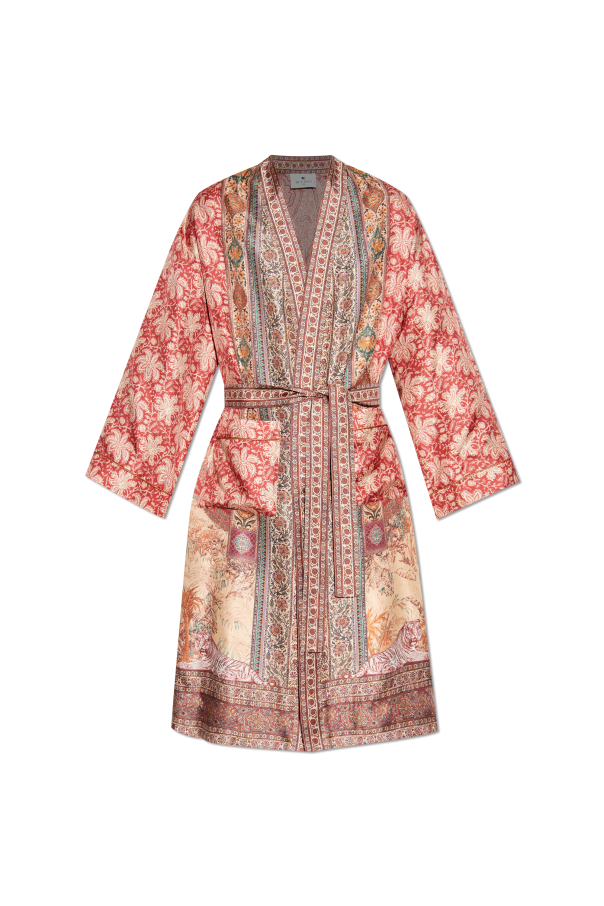 Silk kimono with belt od Etro