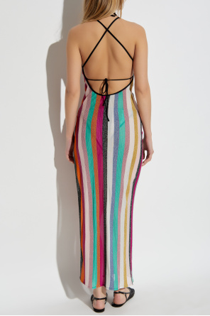 Missoni Sukienka plażowa z lureksową nicią